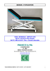 FRANCO & Fils TF1-400 A Manuel D'utilisation