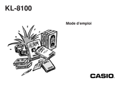 Casio KL-8100 Mode D'emploi