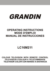 Grandin LC16M211 Mode D'emploi