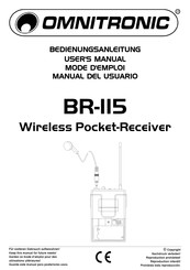 Omnitronic BR-II5 Mode D'emploi