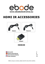 Ebode HDIK30 Guide Utilisateur
