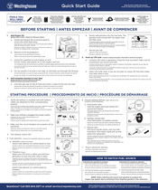 Westinghouse iGen4500DF Guide De Démarrage Rapide