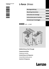 Lenze 8400 Instructions De Montage