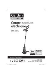 Garden feelings GFR 450/6 Notice Originale