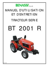 Benassi BT 2001 R Manuel D'utilisation Et D'entretien