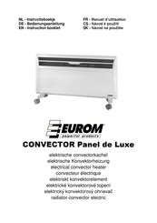 EUROM CONVECTOR Panel de Luxe Manuel D'utilisation