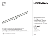 HEIDENHAIN LIC 4007 Instructions De Montage