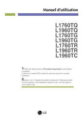 LG L1760TR Manuel D'utilisation