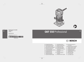 Bosch GKF 550 Professional Notice D'utilisation D'origine