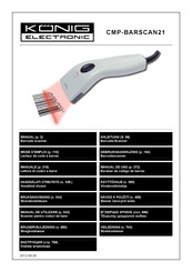 König Electronic CMP-BARSCAN21 Mode D'emploi