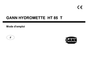 Gann HYDROMETTE HT 85 T Mode D'emploi