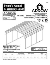 Arrow Storage Products CPH101507 Manuel De L'utilisateur Et D'installation