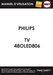 Philips OLED806 Série Guide Rapide
