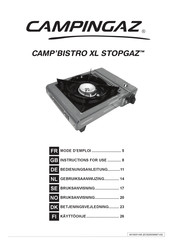 Campingaz Camp'Bistro XL Stopgaz Mode D'emploi