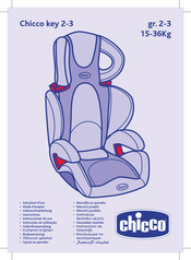 Chicco key 2-3 Mode D'emploi