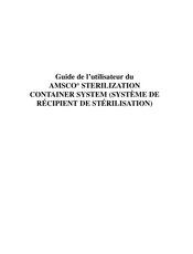 Steris AMSCO Guide De L'utilisateur