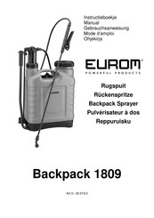 EUROM Backpack 1809 Mode D'emploi