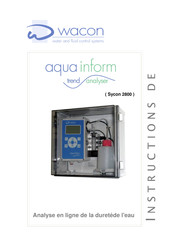 Wacom TrendAnalyser Aqua Inform SYCON 2800 Manuel D'utilisation
