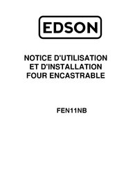 Edson FEN11NB Notice D'utilisation Et D'installation