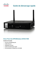 Cisco RV215W Guide De Démarrage Rapide