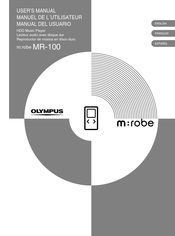 Olympus m:robe MR-100 Manuel De L'utilisateur