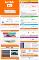 Lorex N841 Série Guide De Configuration Rapide
