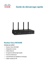 Cisco RV340 Guide De Démarrage Rapide