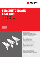 Würth HLG 2300-E POWER Traduction Des Instructions De Service D'origine