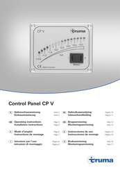 Truma CP V Mode D'emploi