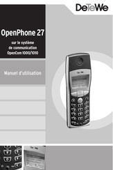 DETEWE OpenPhone 27 Manuel D'utilisation