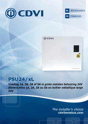 CDVI PSU24/3L Manuel D'installation