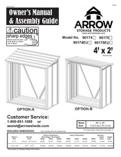 Arrow Storage Products 90175 Manuel De L'utilisateur Et D'installation