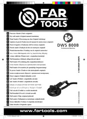Far Tools DWS 800B Notice Originale