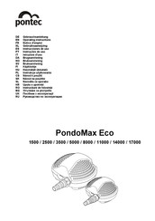 Pontec PondoMax Eco 3500 Notice D'emploi