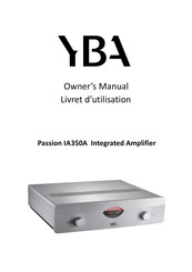 YBA Passion IA350A Livret D'utilisation