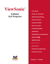ViewSonic PJD6221 Guide De L'utilisateur