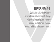 V7 UPSSNMP1 Guide D'installation Rapide