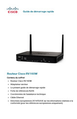 Cisco RV160W Guide De Démarrage Rapide
