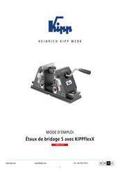KIPP flexX Mode D'emploi