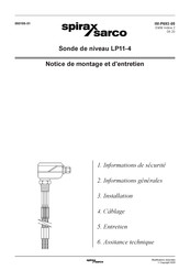 Spirax Sarco LP11-4 Notice De Montage Et D'entretien