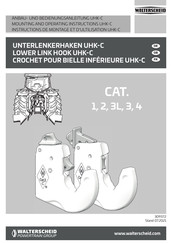 WALTERSCHEID UHK-C Instructions De Montage Et D'utilisation