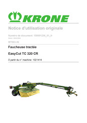 Krone 1021414 Notice D'utilisation Originale