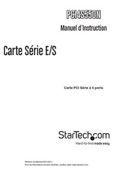 StarTech PCI4S550N Mode D'emploi