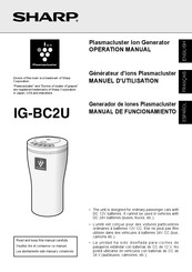 Sharp IG-BC2U Manuel D'utilisation
