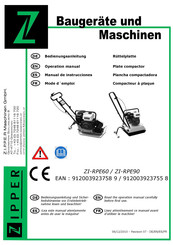 Zipper ZI-RPE60 Mode D'emploi