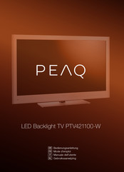 Peaq PTV421100-W Mode D'emploi