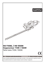 Gamma HS-550M Mode D'emploi