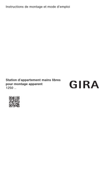 Gira 1250 Série Instructions De Montage Et Mode D'emploi