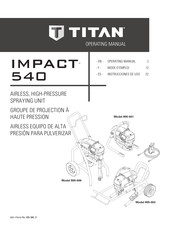 Titan 805-003 Mode D'emploi
