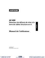 Amprobe AF-600 Manuel De L'utilisateur